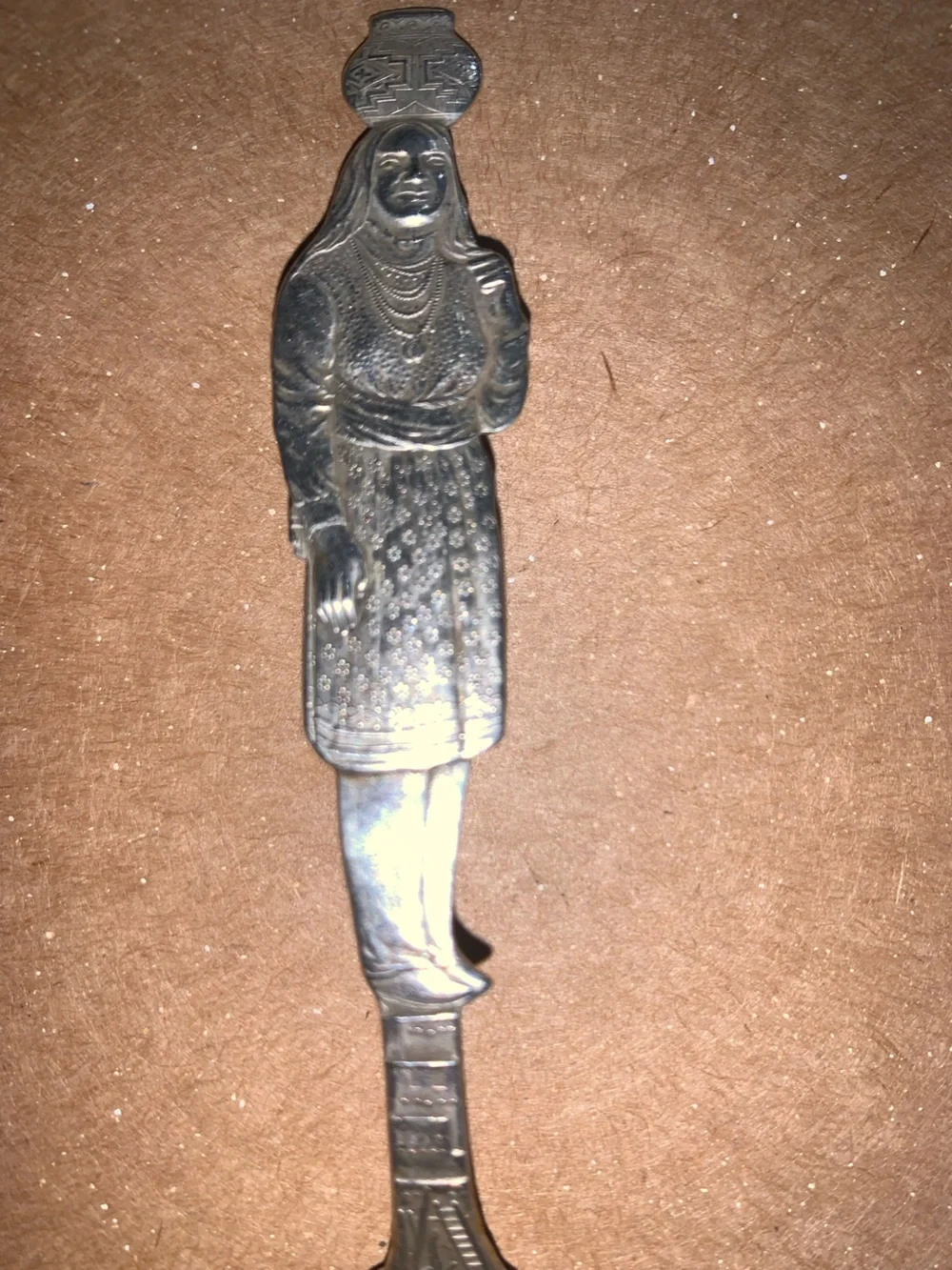 Vintage Sterling Silver Collectible souvenir Spoon Santa Fe NM